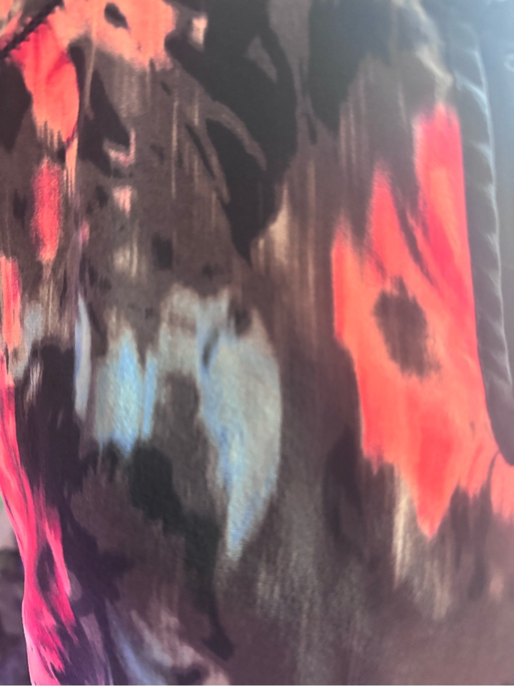 J.Crew Abstract Watercolor Print Sleeveless Blouse Top Size 4 - Picture 2 of 6